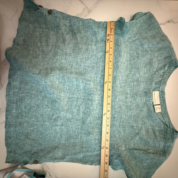 Cynthia Rowley Elegant Teal Women's Top size Medium - Picture 4 of 5